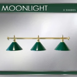 LAMPADARIO MOONLIGHT ASTA OTTONE 3 CAMPANE VERDI