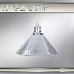 Poker Lamp Silver