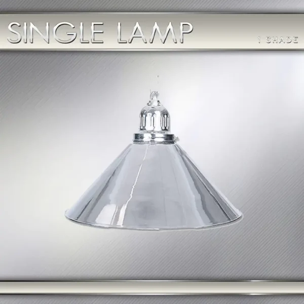 Poker Lamp Silver
