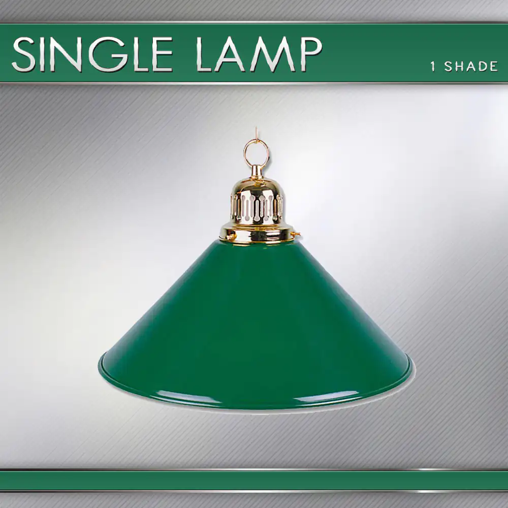 Poker Lamp Green