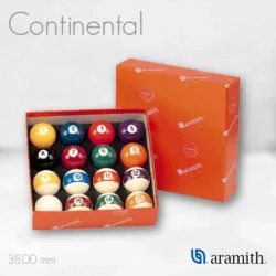SET BALLS POOL ARAMITH CONTINENTAL 38 mm