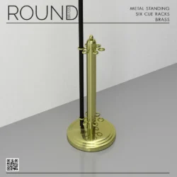 Cue Rack Brass