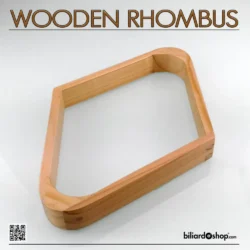 ROMBO IN LEGNO PER 9 PALLE