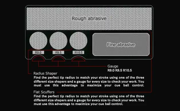 CUE MAGIC PRO TIP TOOL MEZZ