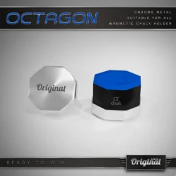 CHALK HOLDER ORIGINAL CHROME [ OCTAGON ]