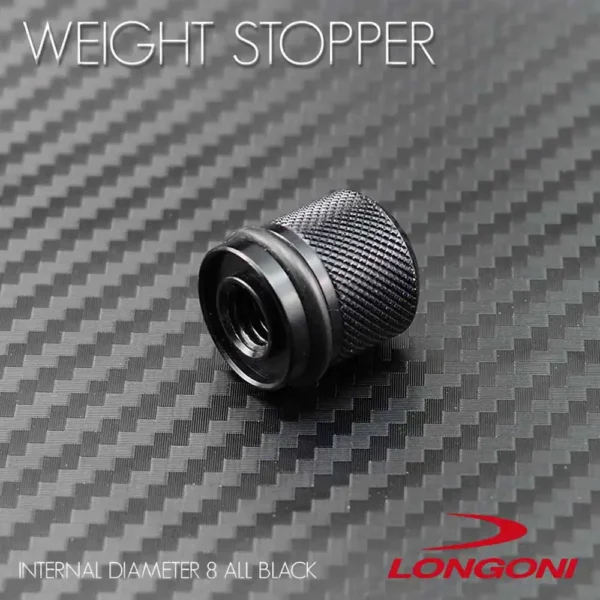 Stoppers Longoni all black aluminum