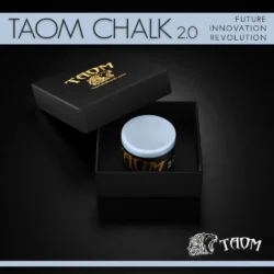 TAOM LIGHT-BLUE CHALK 2.0 Light blue chalk for pool game.