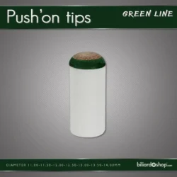 Paracolpo green line per stecca di sala - Green Line Pressure Cue Tip