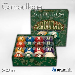 SET BILIE "POOL" ARAMITH CAMOUFLAGE COLLECTION 57,2MM