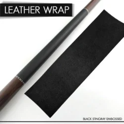 WRAP BLACK STINGRAY EMBOSSED