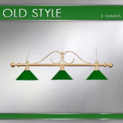 lampadario biliardo Old style Ottone