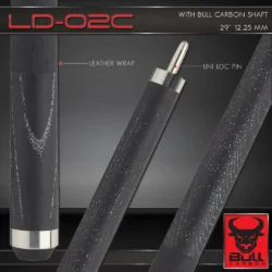 LD02C Black Silver Wash w/ Leather Lore Wrap, UL QR Joint
