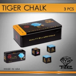 Tiger Chalk - Il Gesso Tiger è l’accessorio perfetto per chi desidera migliorare il controllo sulla stecca e ottenere il massimo da ogni tiro.