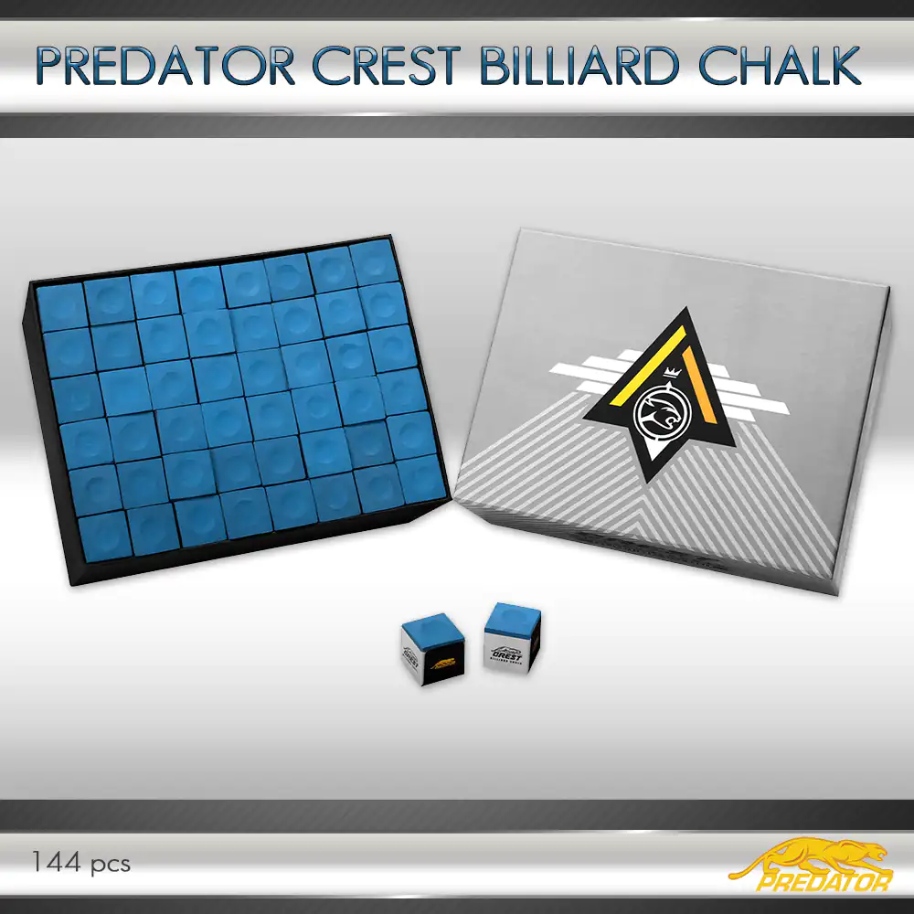 PREDATOR CREST BILLIARD CHALK BLUE 144PZ