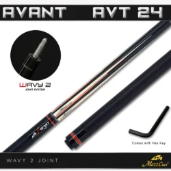 AVT-24 ORANGE stecca rivoluzionaria che cambia il modo di pensare al bilanciamento e alla personalizzazione delle stecche da biliardo.