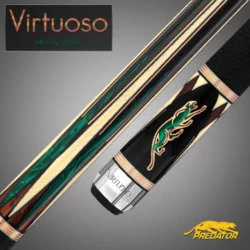 Butt Predator Virtuoso Ebony/Green - Calcio pool Predator Virtuoso