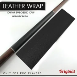 impugnatura per stecche biliardo in vitello texture caviale - WRAP CAVIAR EMBOSSED CALF