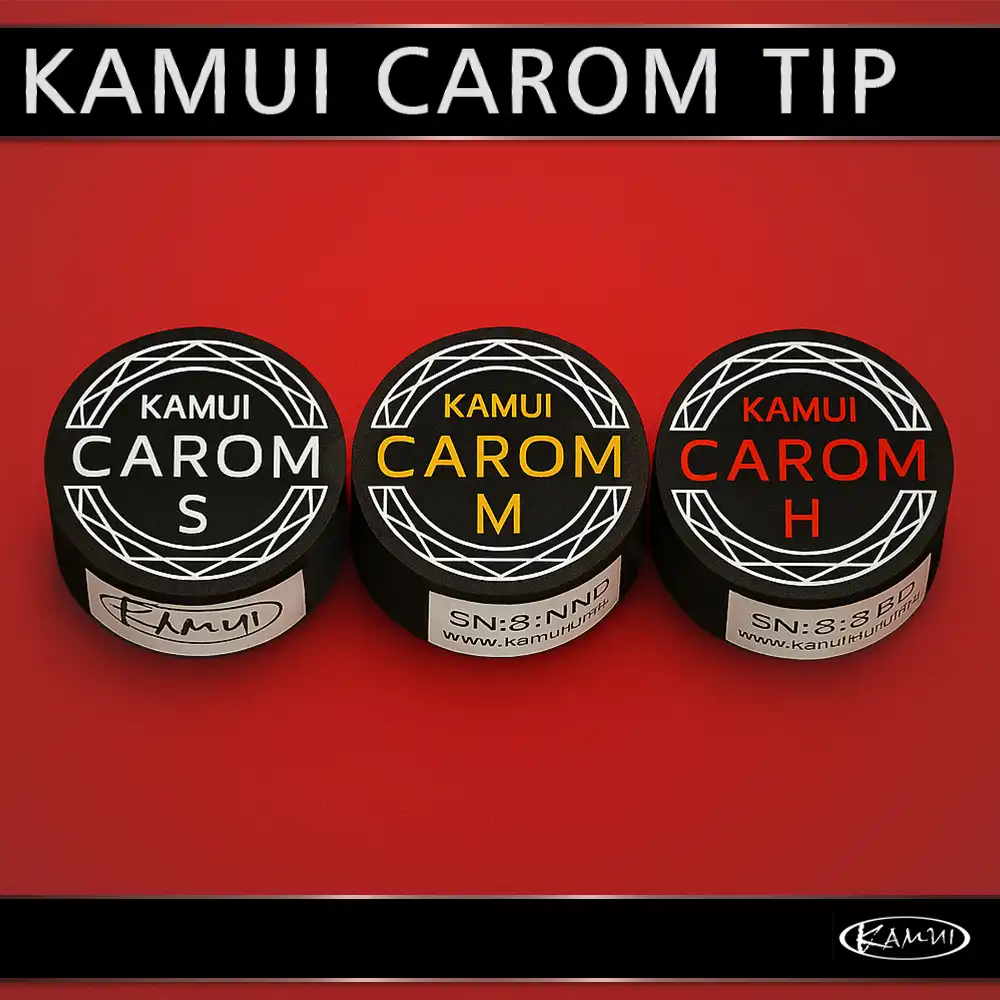 KAMUI CAROM CUE TIP 14.00 mm